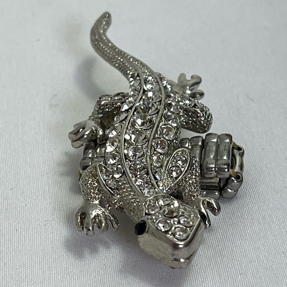 Rhinestone lizard ring - Picture 1 of 5